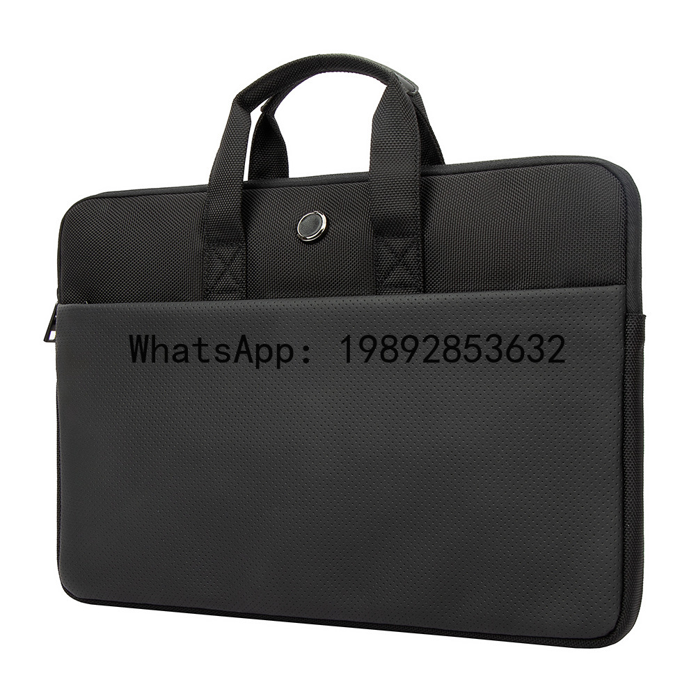 Leather Briefcase - Bolsa para notebook PYJ, maleta de