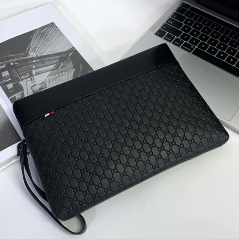 Leather Wallet Men - Designer saco de negócios de couro