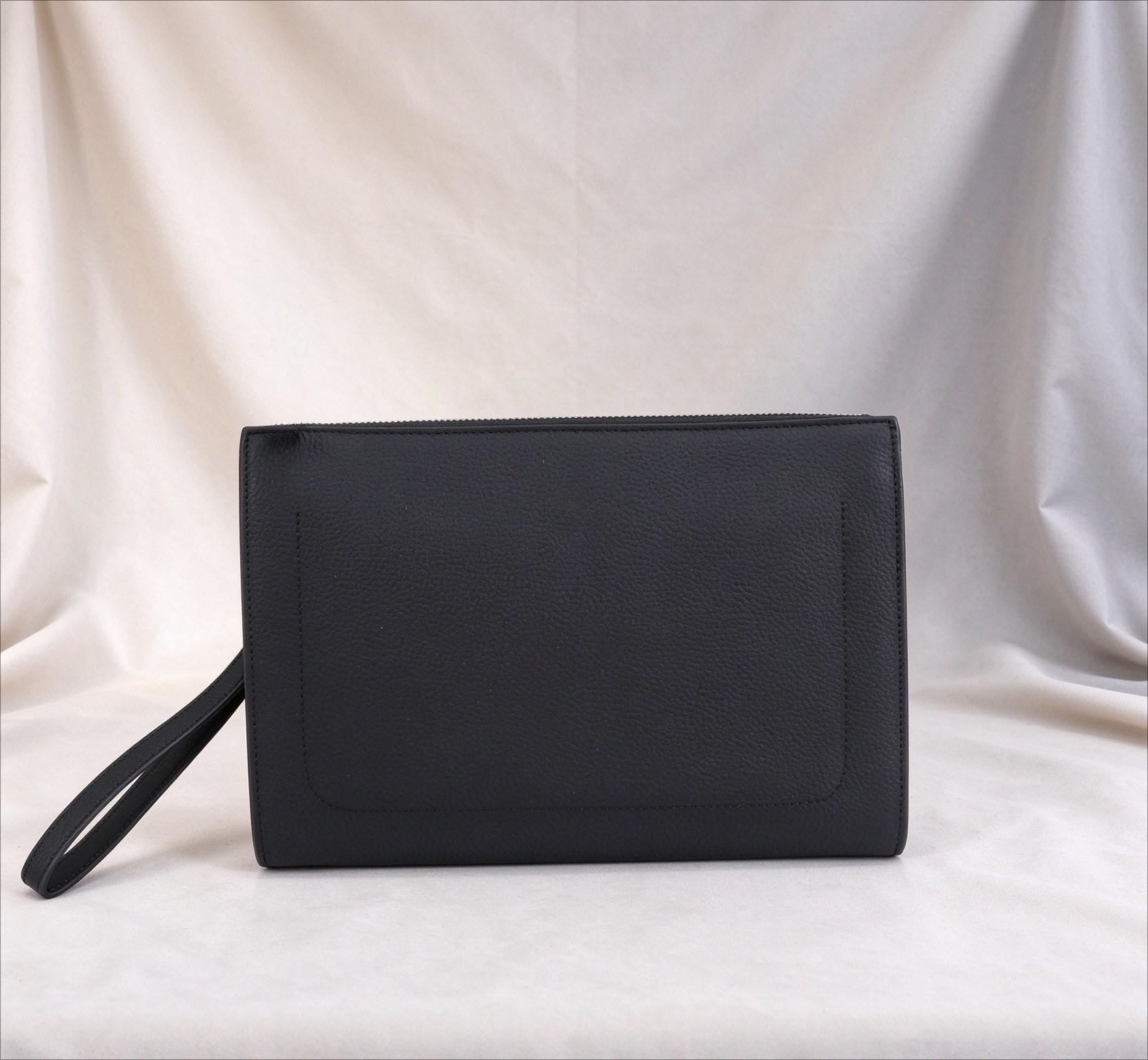 Leather Briefcase - Bolsa de mão masculina em couro