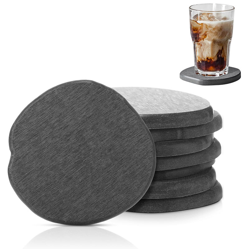 Marble Coaster Set - Conjunto de 4/6/8 Peças de Porta-Copos