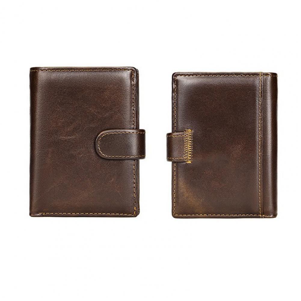 Leather Wallet Men - Carteira de viagem masculina, carteira vintage,