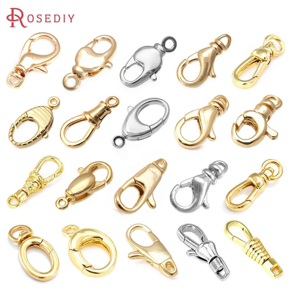 Gold Plated Jewelry - 18k cor de ouro latão rotativo