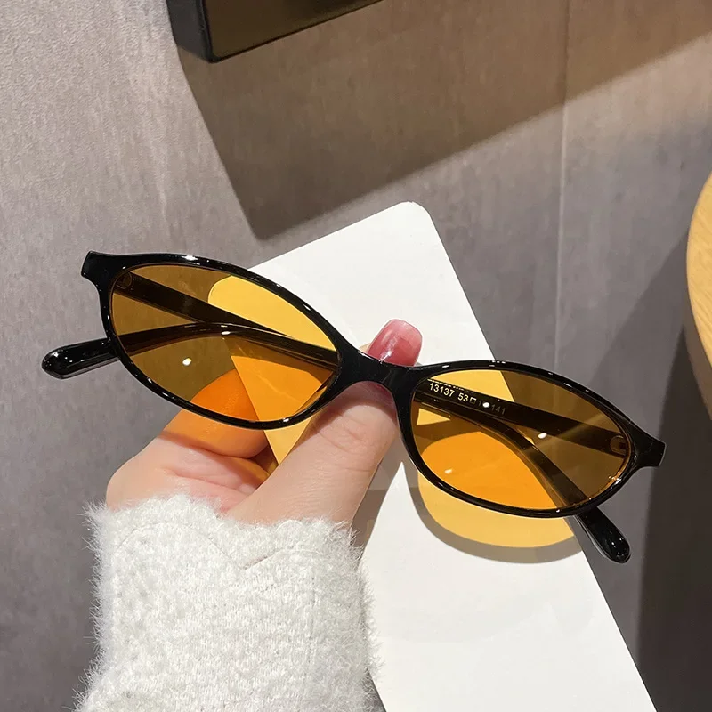 Novos Óculos de Sol Ovais Pequ - Designer Sunglasses avaliação e preço