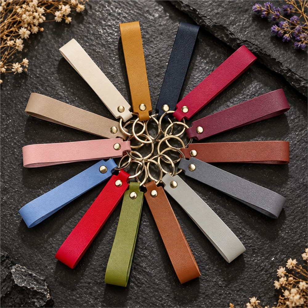 1/5 unidades de chaveiro de co - Leather Wallet Men avaliação e preço