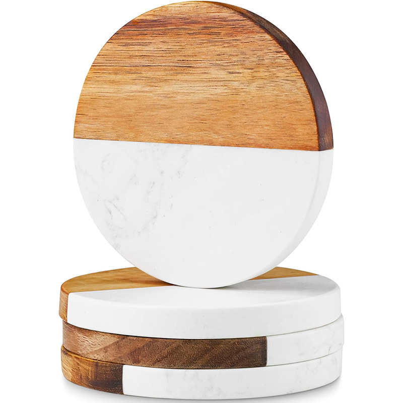 Conjunto de 4 Porta-Copos de M - Marble Coaster Set avaliação e preço