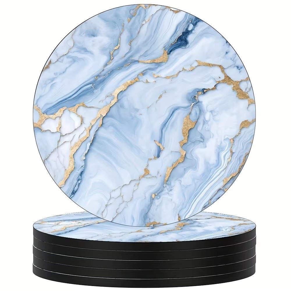 Conjunto de 6 Porta-Copos de M - Marble Coaster Set avaliação e preço