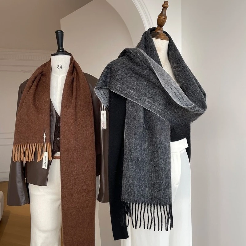 Cachecol de Lã Pura 100% de Al - Cashmere Scarf avaliação e preço