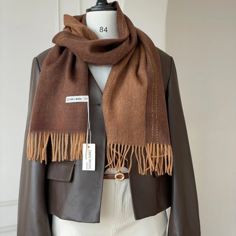 Cachecol de Lã Pura 100% de Al - Cashmere Scarf avaliação e preço