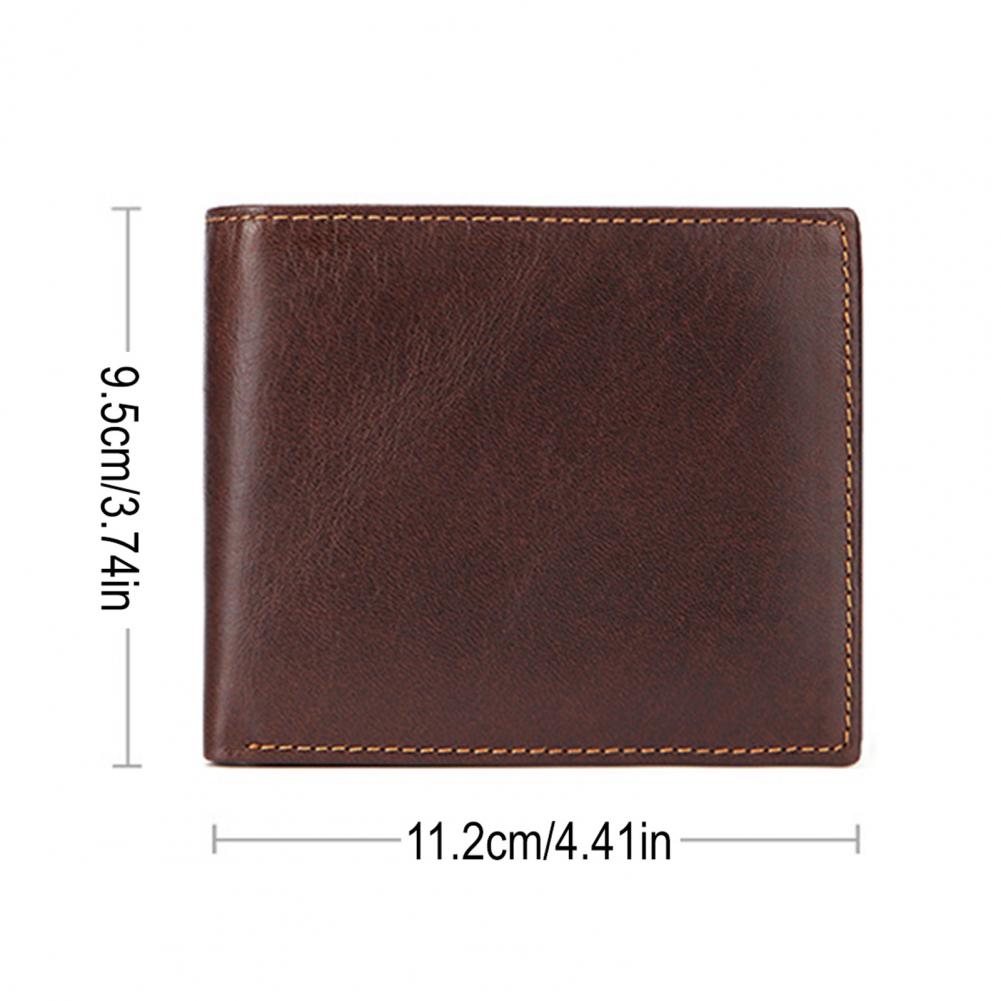 Carteira Masculina Vintage com - Leather Wallet Men avaliação e preço
