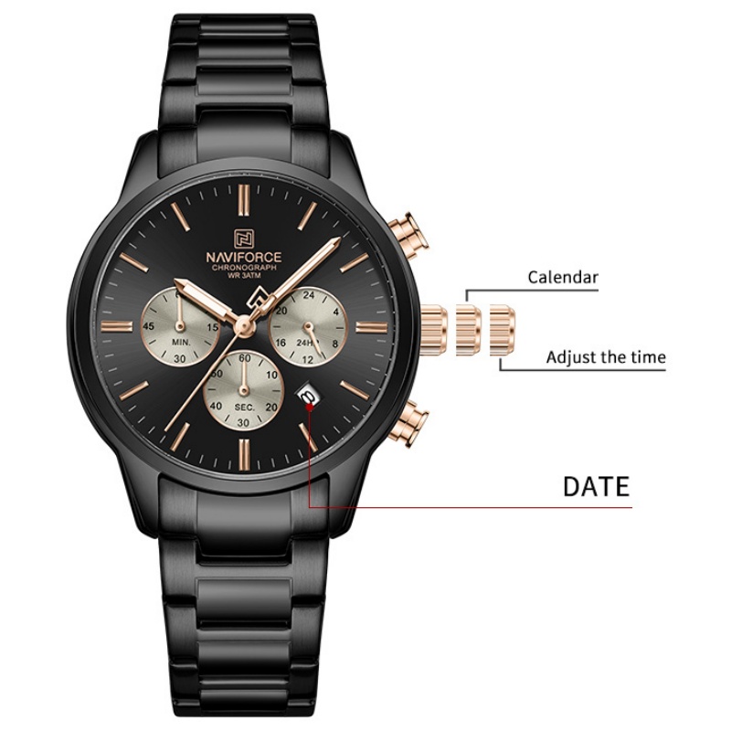 Relógio Cronógrafo de Quartzo  - Luxury Watch Men avaliação e preço