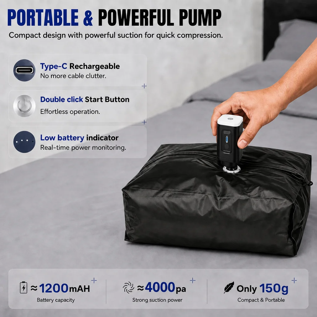 Sacos de Armazenamento a Vácuo - Travel Luggage Set avaliação e preço