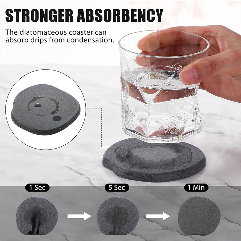 Conjunto de 4/6/8 Peças de Por - Marble Coaster Set avaliação e preço