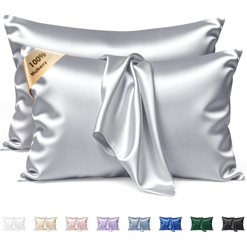2 Peças de Fronhas de Seda de  - Silk Pillowcase avaliação e preço