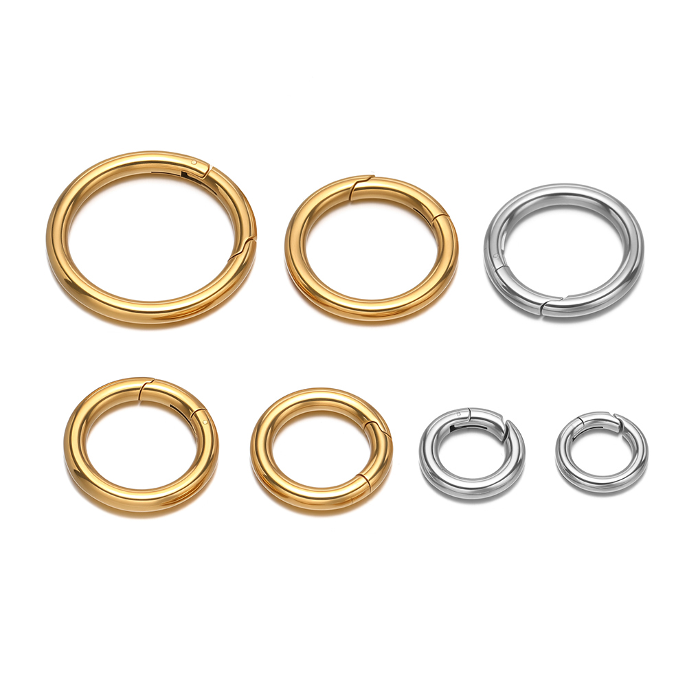 2 pçs/lote fechos de mola redo - Gold Plated Jewelry avaliação e preço