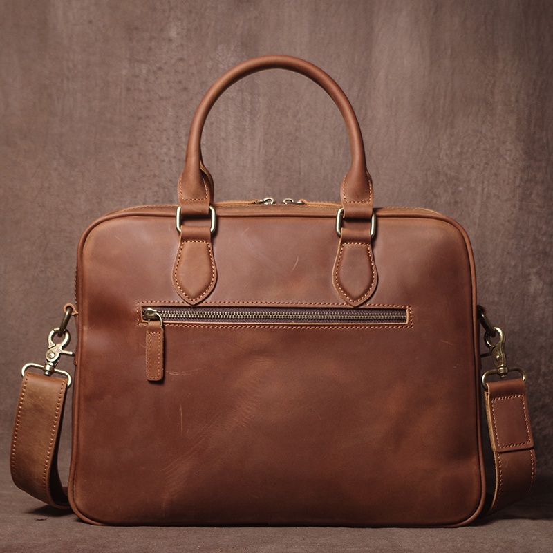 Guro masculino cavalo louco ma - Leather Briefcase avaliação e preço