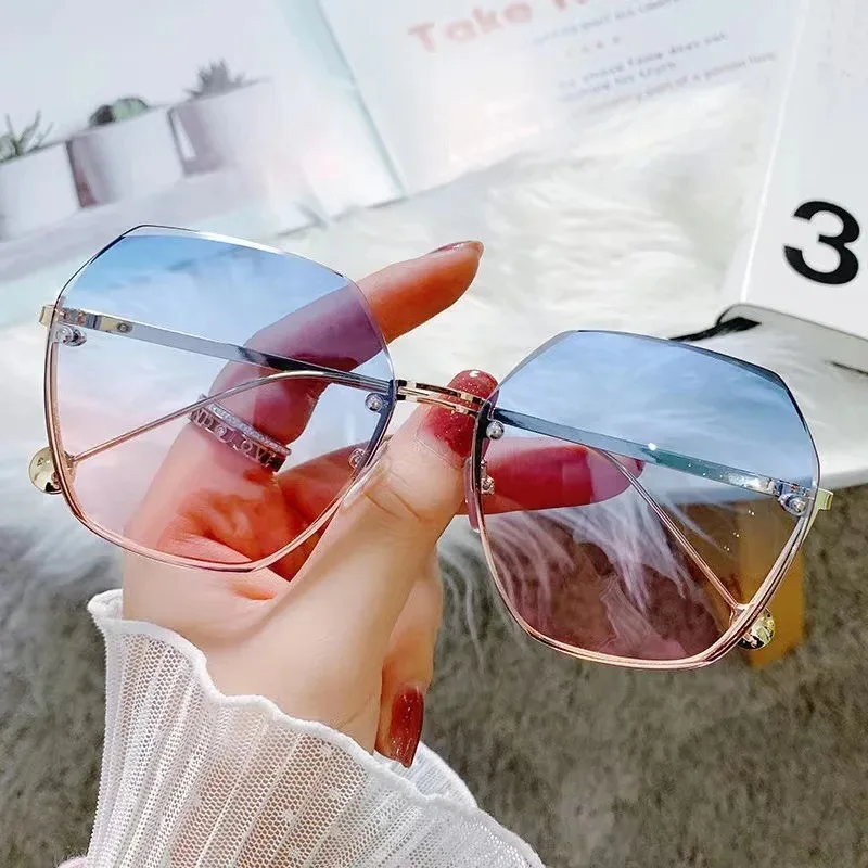 Óculos de sol de metal poligon - Designer Sunglasses avaliação e preço