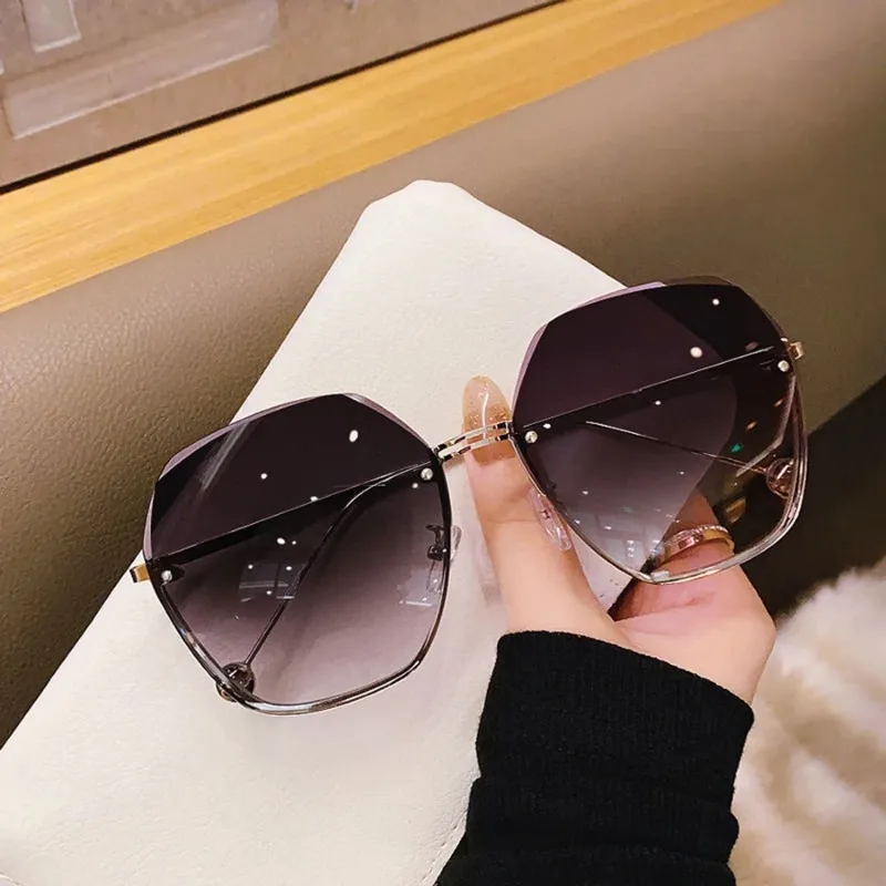 Óculos de sol de metal poligon - Designer Sunglasses avaliação e preço