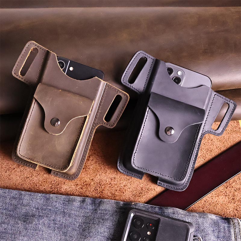 Sacos de cintura de couro genu - Leather Wallet Men avaliação e preço