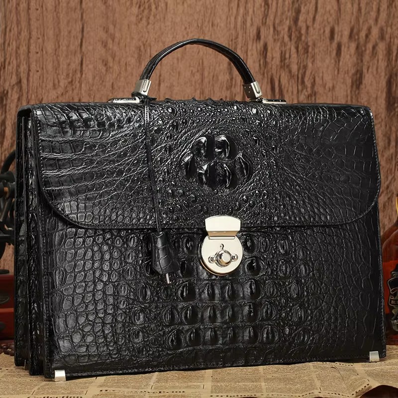lukani Nova bolsa masculina de - Leather Briefcase avaliação e preço