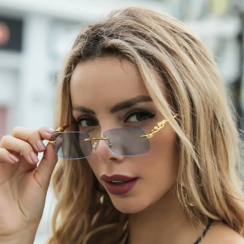 Óculos de Sol Sem Armação para - Designer Sunglasses avaliação e preço
