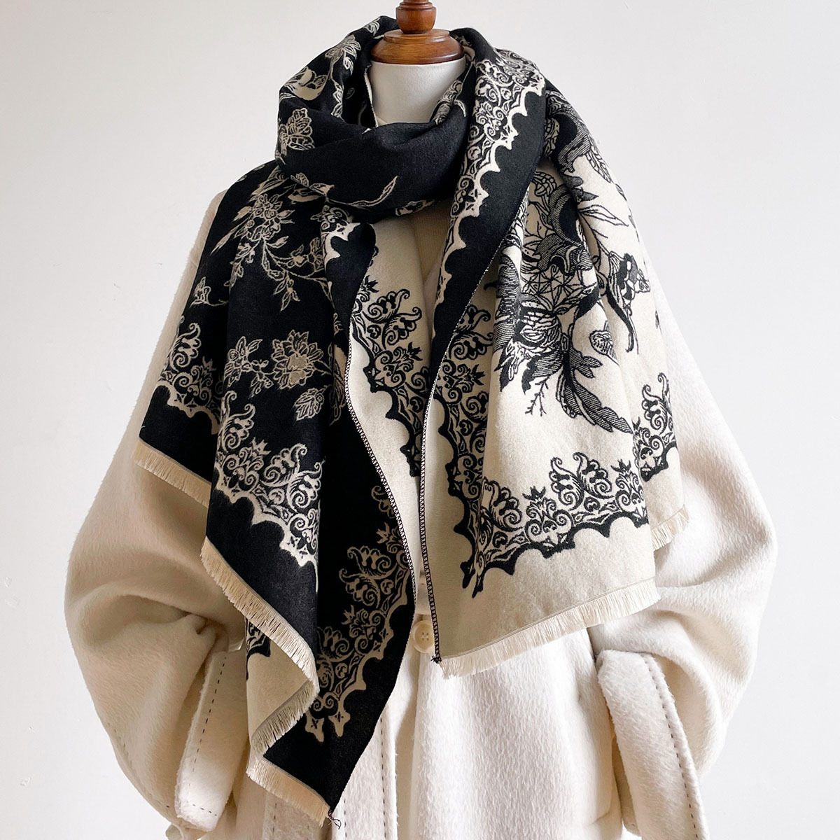 Cachecol Feminino de Imitação  - Cashmere Scarf avaliação e preço
